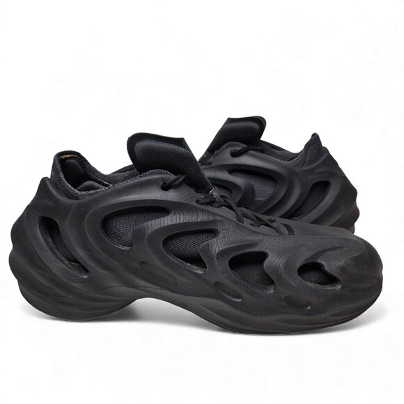 Adidas AdiFom Q Sneakers Men's Black Cager Cutout Futuristic Comfy Chunky 10.5 - Picture 4 of 12